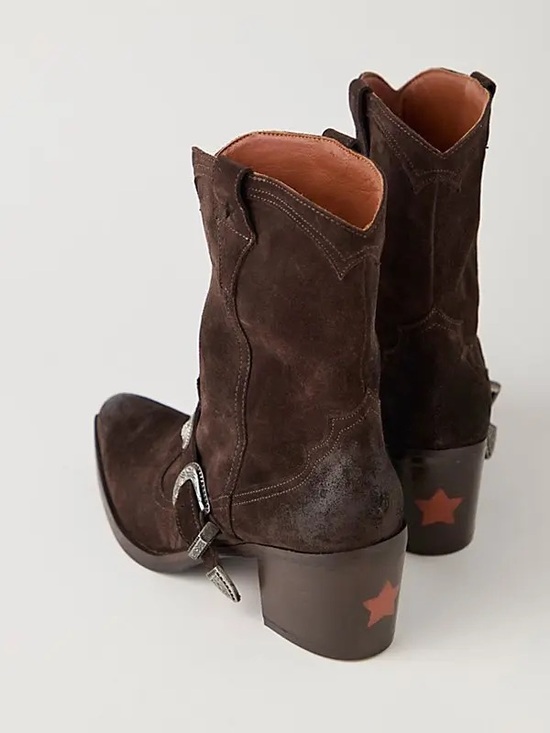 Free People Shoes - New Free People Lady Lonestar Western Suede Boots